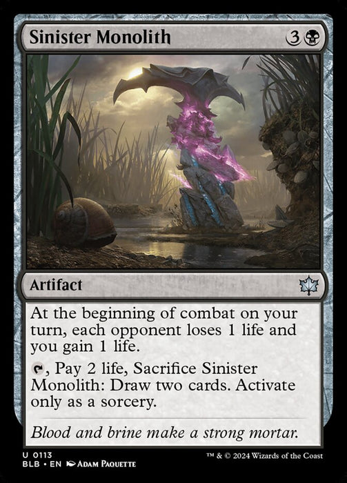 Sinister Monolith (Foil)