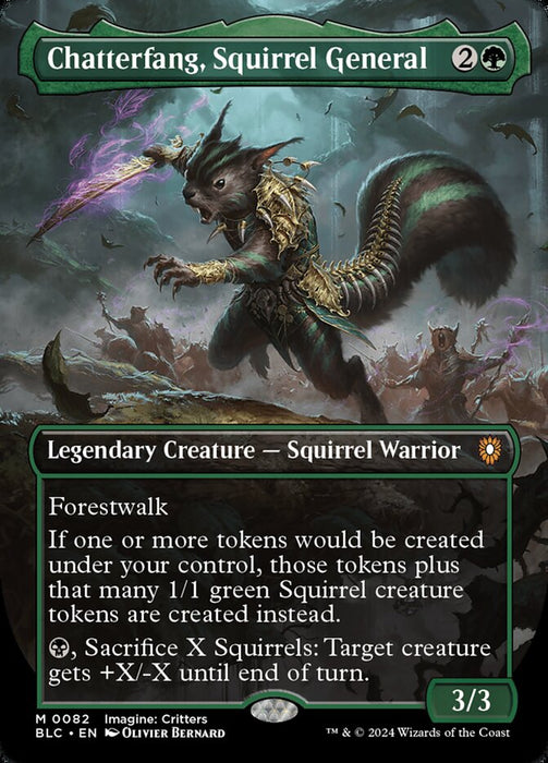 Chatterfang, Squirrel General - Borderless - Legendary (Foil)