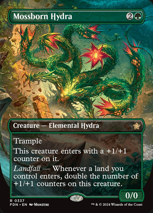 Mossborn Hydra - Borderless - Inverted