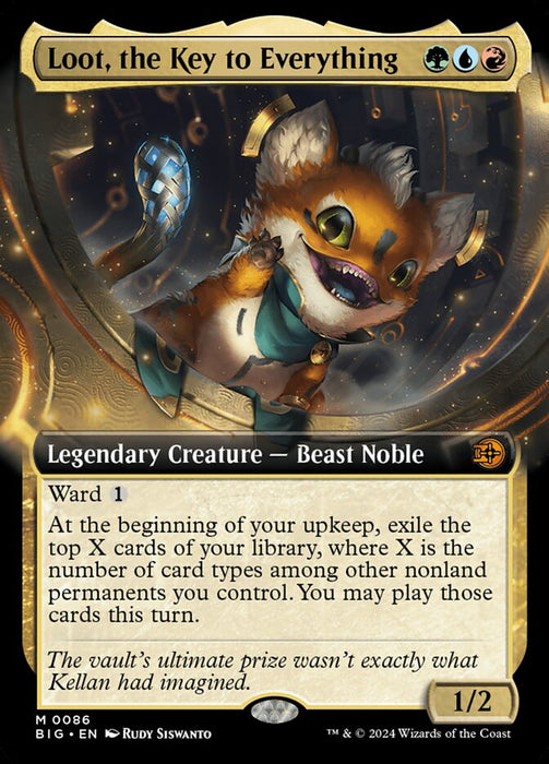 Loot, the Key to Everything - Legendary- Extended Art