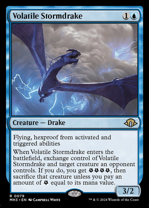 Volatile Stormdrake (Foil)