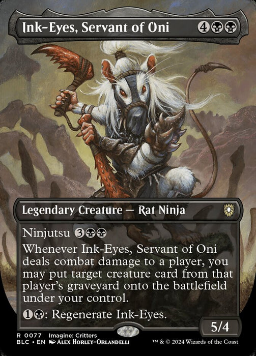 Ink-Eyes, Servant of Oni - Borderless - Legendary (Foil)