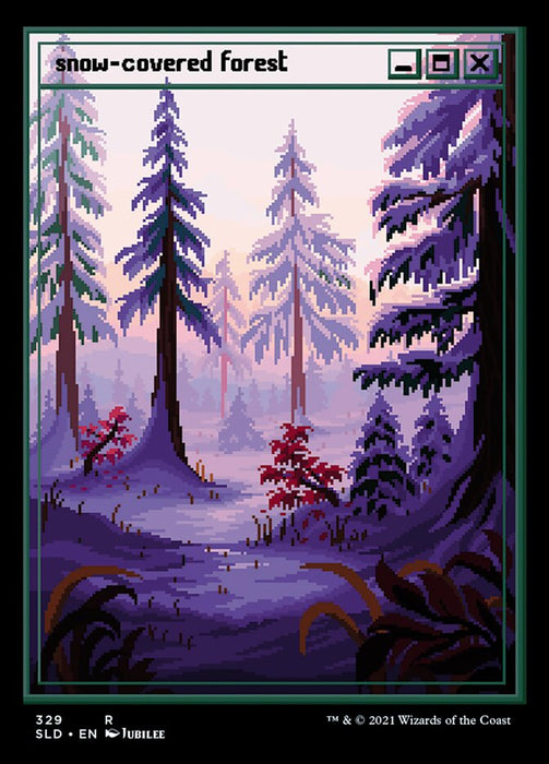 Snow-Covered Forest - Textless - Full Art (Foil)