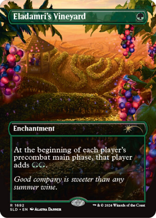 Eladamri's Vineyard - Borderless - Full Art - Inverted