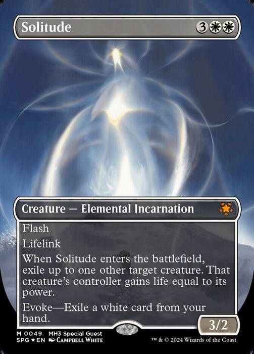 Solitude - Borderless - Textured (Foil)