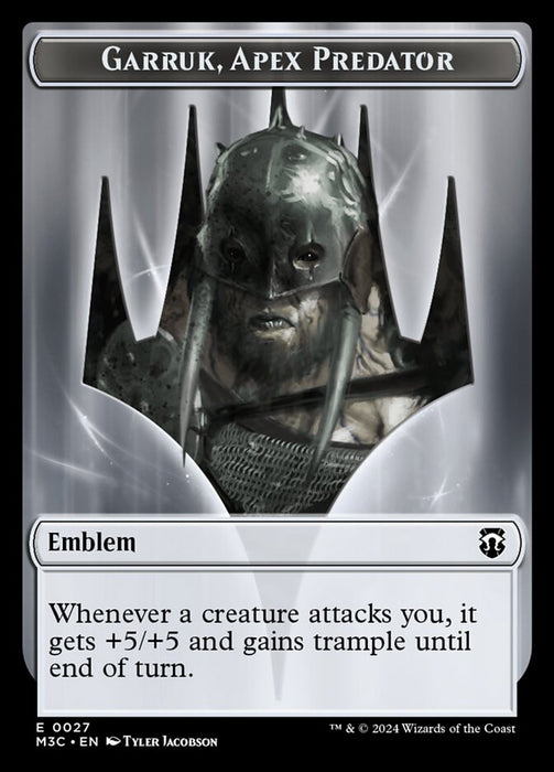 Garruk, Apex Predator Emblem (Foil)