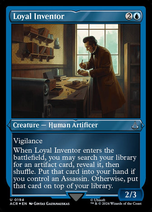 Loyal Inventor - Inverted- Etched (Etched Foil)