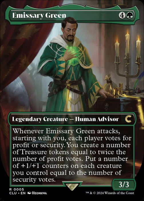 Emissary Green - Borderless - Legendary- Inverted