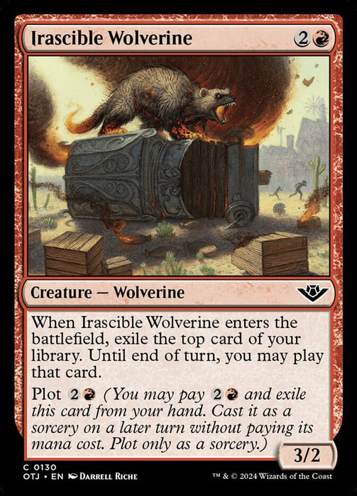 Irascible Wolverine (Foil)