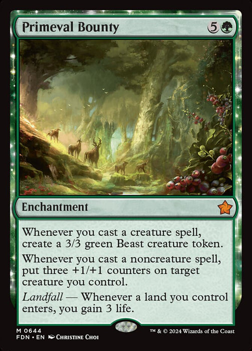 Primeval Bounty - Enchantment