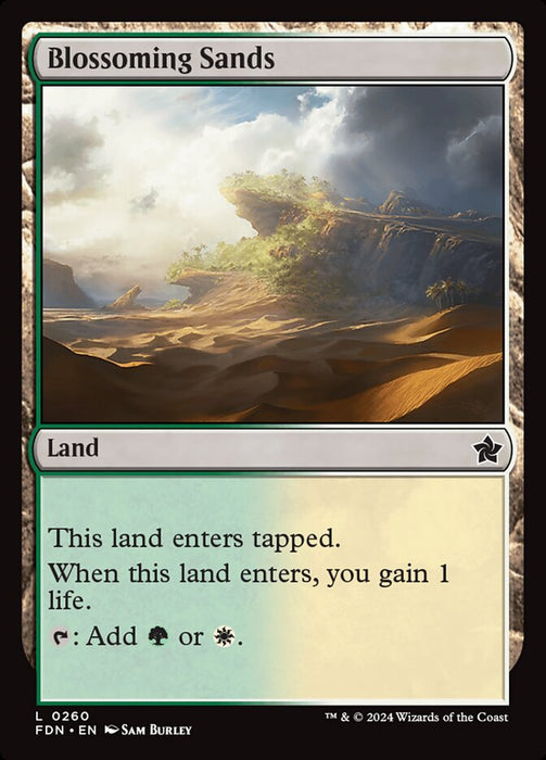 Blossoming Sands (Foil)