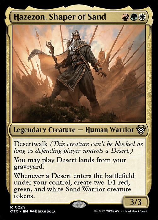 Hazezon, Shaper of Sand - Legendary