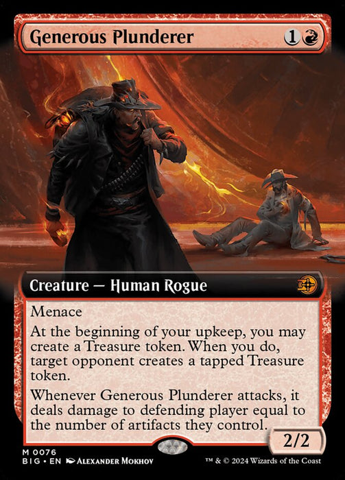 Generous Plunderer - Extended Art (Foil)