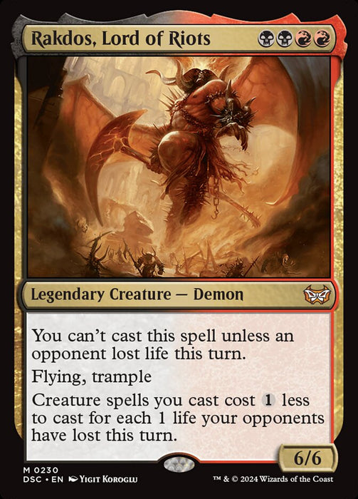 Rakdos, Lord of Riots - Legendary