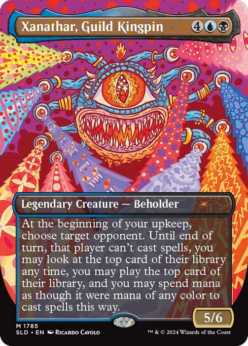 Xanathar, Guild Kingpin - Borderless - Full Art - Legendary - Inverted