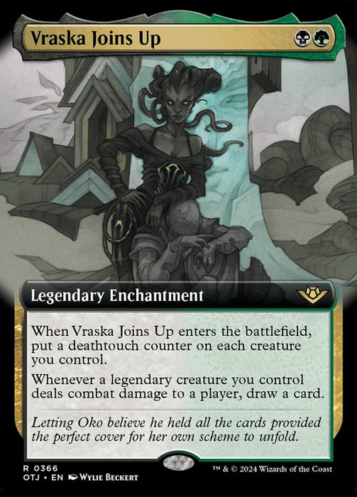 Vraska Joins Up - Legendary- Extended Art