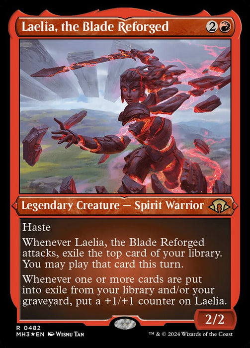 Laelia, the Blade Reforged - Legendary- Inverted- Etched (Etched Foil)