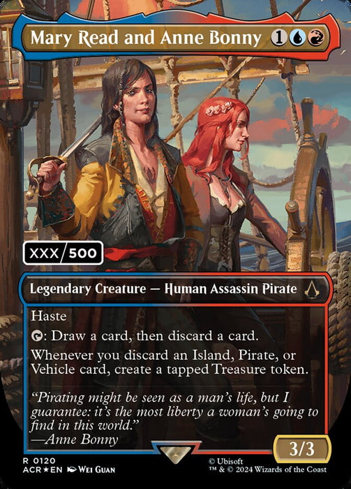 Mary Read and Anne Bonny - Borderless - Legendary- Inverted (Foil)