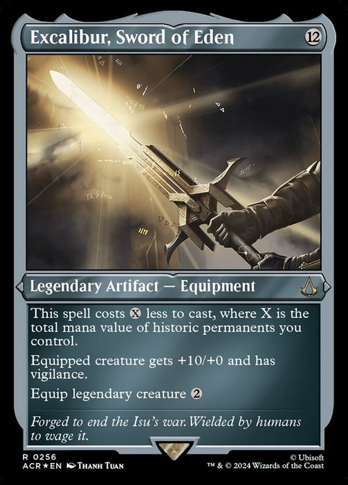 Excalibur, Sword of Eden - Legendary- Inverted- Etched (Etched Foil)