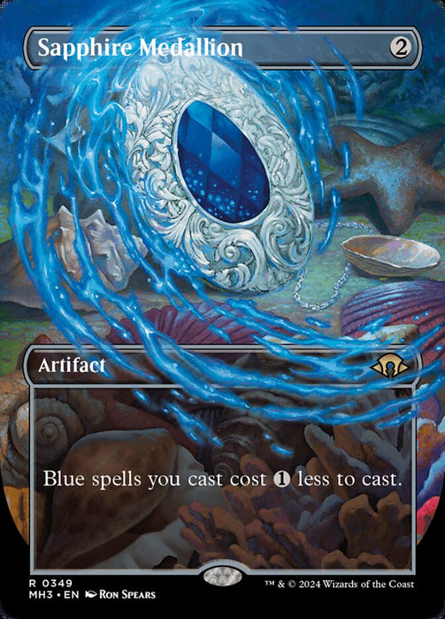 Sapphire Medallion - Borderless (Foil)