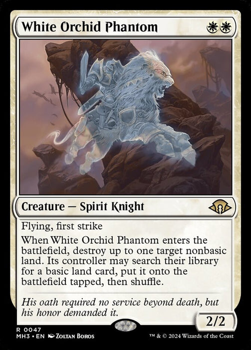 White Orchid Phantom (Foil)