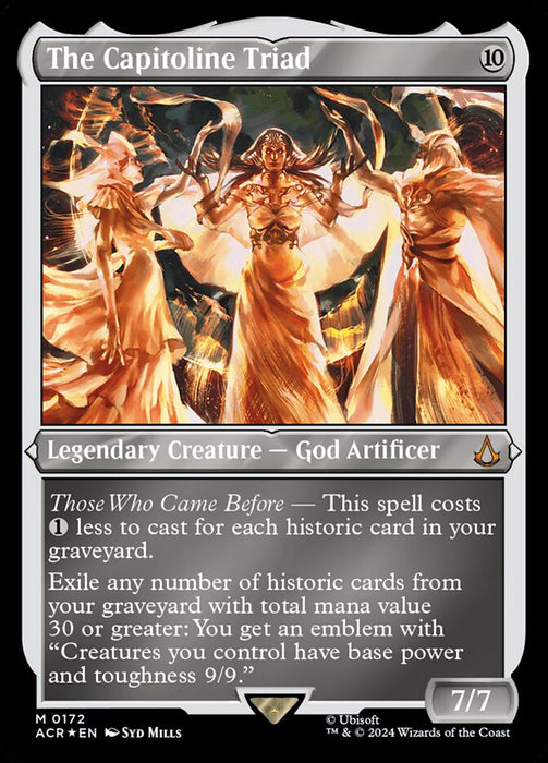 The Capitoline Triad - Legendary- Inverted- Etched (Etched Foil)