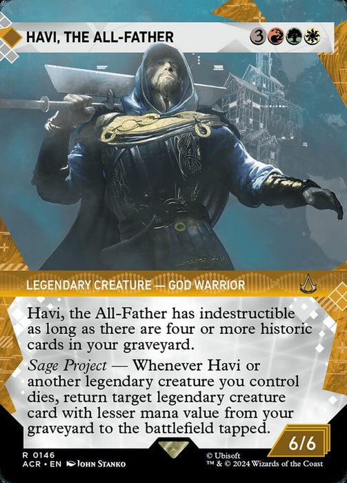 Havi, the All-Father - Borderless - Showcase- Legendary (Foil)