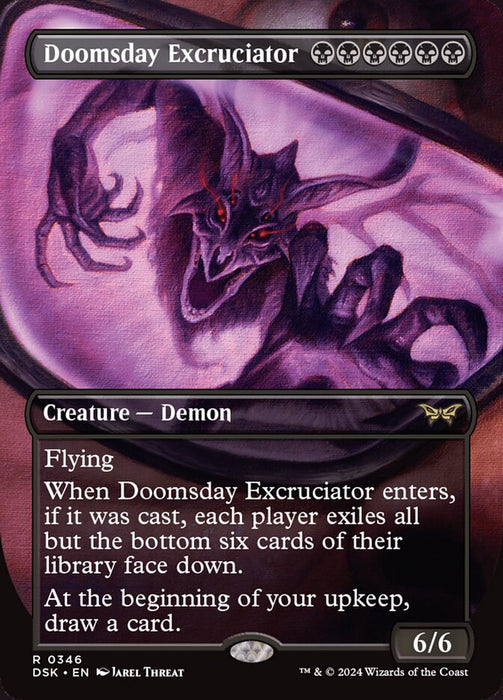 Doomsday Excruciator - Borderless - Full Art - Inverted