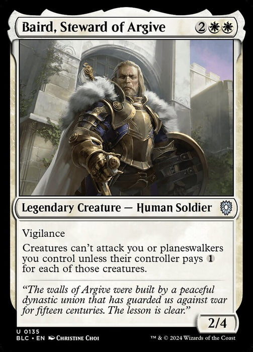 Baird, Steward of Argive - Legendary