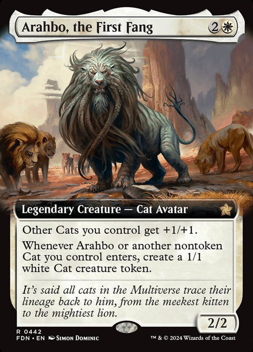 Arahbo, the First Fang - Legendary - Extended Art