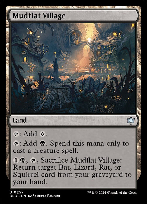 Mudflat Village (Foil)