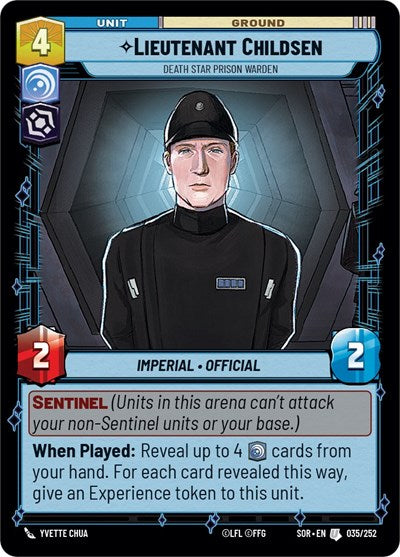 Lieutenant Childsen - Death Star Prison Warden - Foil