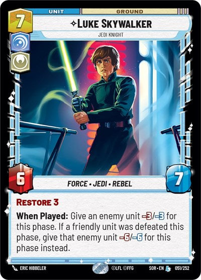 Luke Skywalker - Jedi Knight - Foil