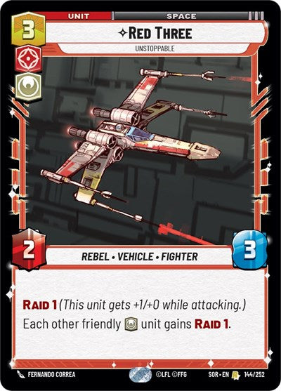 Red Three - Unstoppable - Foil