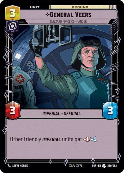General Veers - Blizzard Force Commander - Foil