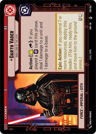 Darth Vader - Dark Lord of the Sith (Hyperspace) - Foil