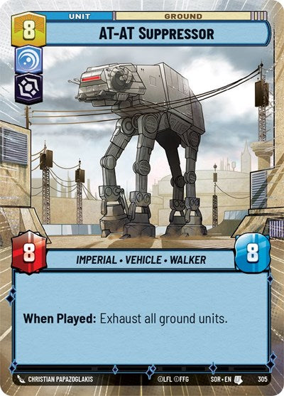 AT-AT Suppressor - Hyperspace - Foil