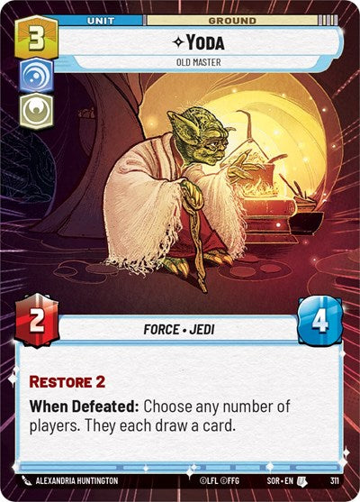 Yoda - Old Master (Hyperspace) - Foil