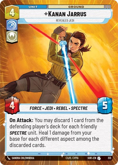 Kanan Jarrus - Revealed Jedi (Hyperspace) - Foil