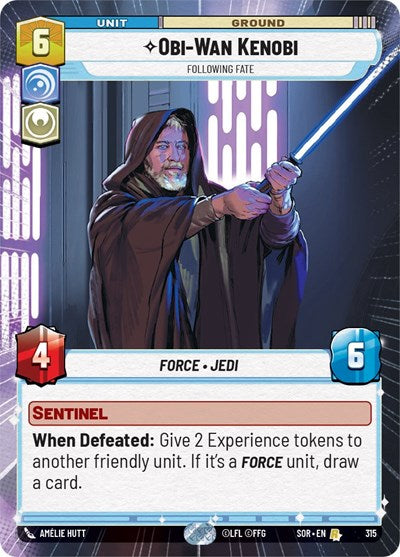 Obi-Wan Kenobi - Following Fate (Hyperspace) - Foil