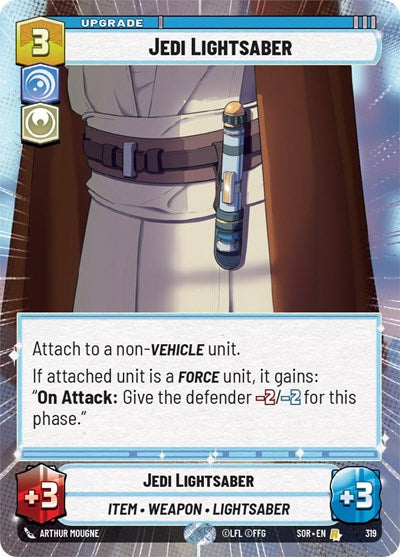 Jedi Lightsaber (Hyperspace) - Foil