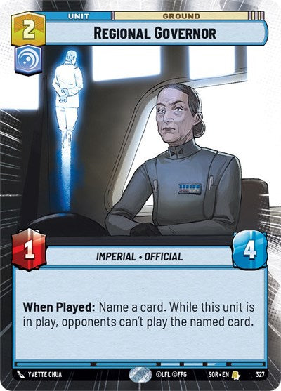 Regional Governor (Hyperspace) - Foil