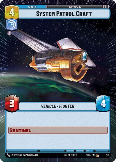 System Patrol Craft (Hyperspace) - Foil