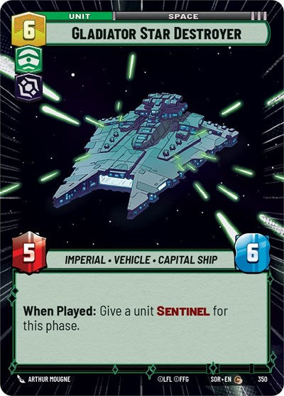 Gladiator Star Destroyer (Hyperspace) - Foil