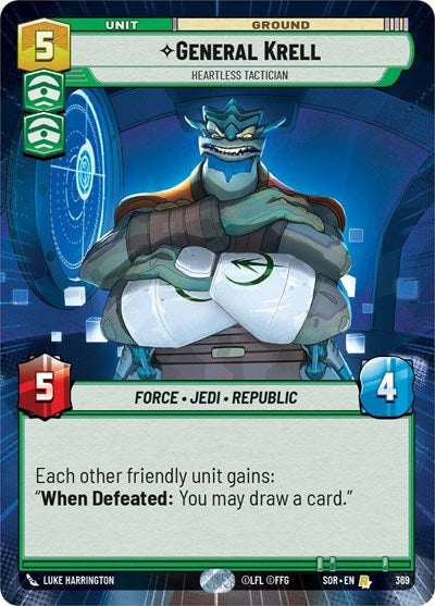 General Krell - Heartless Tactician (Hyperspace) - Foil