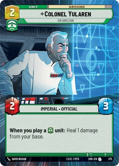 Colonel Yularen - ISB Director (Hyperspace) - Foil