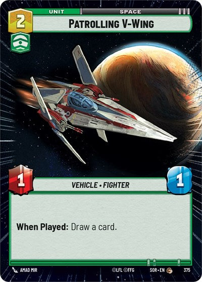 Patrolling V-Wing (Hyperspace) - Foil