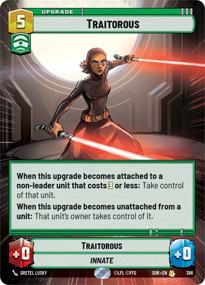 Traitorous (Hyperspace) - Foil