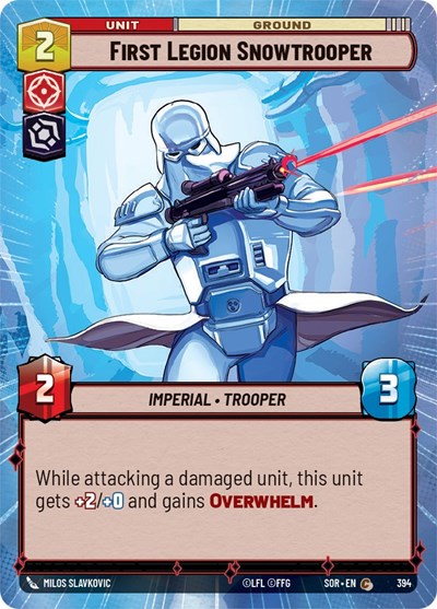 First Legion Snowtrooper - Hyperspace - Foil