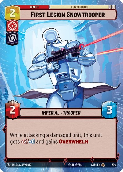 First Legion Snowtrooper (Hyperspace) - Foil